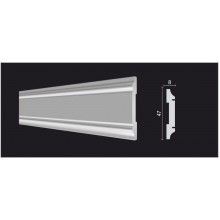 DECOR-DIZAYN  DD32 МОЛДИНГ дюрополимер 47х8х2000мм